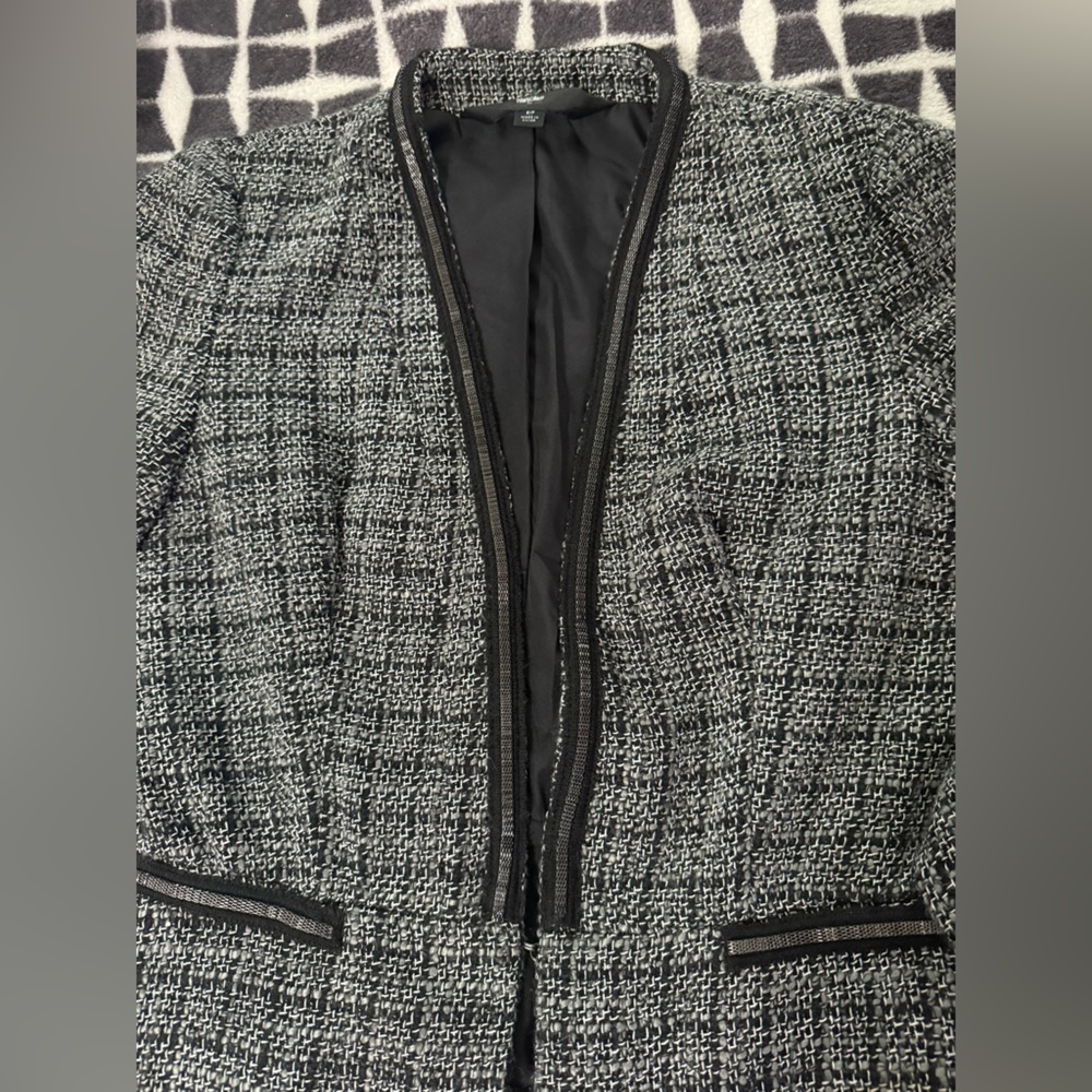 Mossimo Supply Co. Black and Gray Blazer